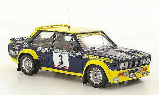 Fiat 131 Abarth 1/43 Trofeu No.3 Olio M.Alen / I.Kivimaki Rally Portugal 1977 diecast model cars