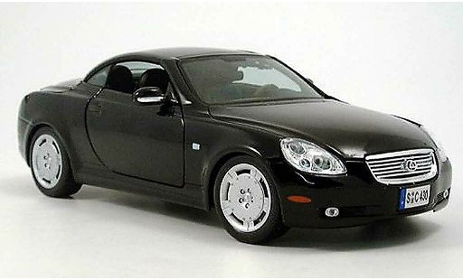 Lexus SC 430 1/18 Maisto noir toit ferme 2002 diecast model cars