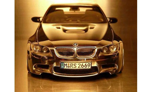 Bmw M3 coupe 1/18 Kyosho E92 full chrome jantes 18 pouces diecast model cars