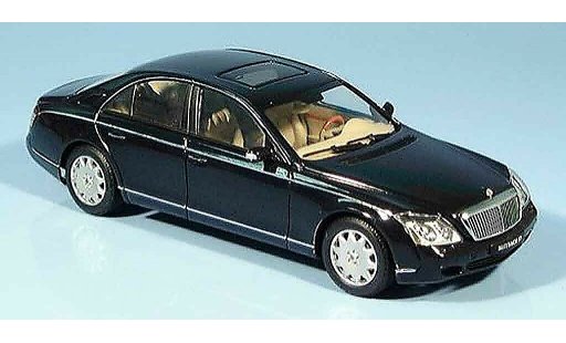 Maybach 57 SWB 1/43 Autoart black 2002 diecast model cars
