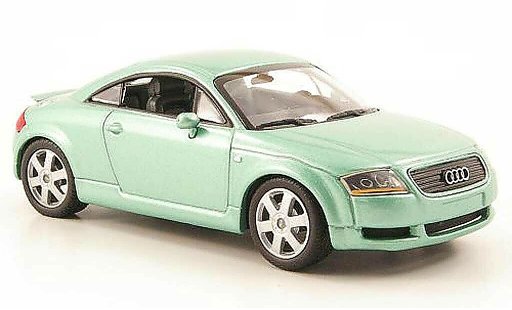 Audi TT coupe 1/43 Minichamps green 2000 diecast model cars