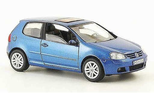 Volkswagen Golf Base 1/43 Schuco blue 3 portes 2003 diecast model cars