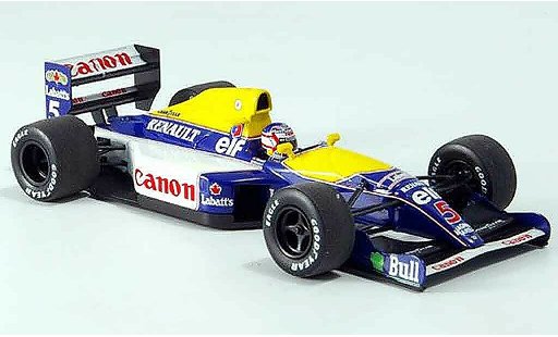 Renault F1 1991 1/43 Minichamps williams fw14 mansell diecast model cars