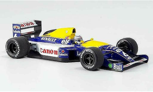 Renault F1 1991 1/43 Minichamps williams fw14 patrese diecast model cars