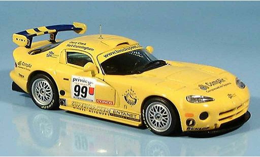 Dodge Viper GTS R 1/43 Minichamps GB Clark Cunningham 1999 diecast model cars