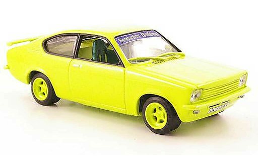 Opel Kadett C Coupe 1/43 Minichamps Street Racer neonyellow diecast model cars