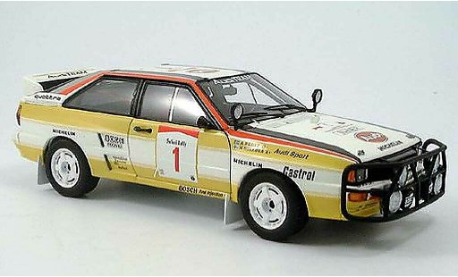 Audi Quattro rallye 1/18 Autoart Rally no.1 h. mikkola/a. hertz safari 1984 diecast model cars