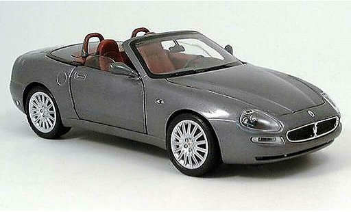 Maserati GT Spyder Base 1/18 Burago grey 2003 diecast model cars