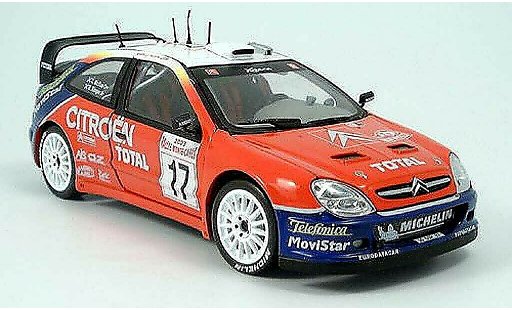 Citroen Xsara WRC 2003 1/43 Sun Star No.17 Total Rally Monte Carlo C.McRae/D.Ringer diecast model cars