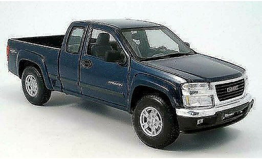 GMC Canyon Base 1/18 Maisto blue 2004 diecast model cars