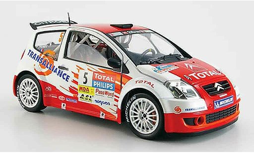 Citroen C2 S1600 1/18 Solido no.5 total jwrc 2004 diecast model cars
