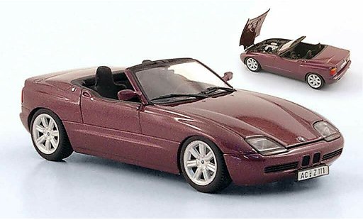 Bmw Z1 roadster 1/43 Minichamps purple 1991 diecast model cars