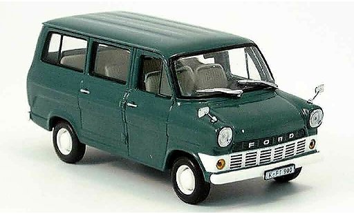 Ford Transit Bus 1/43 Minichamps greygreen 1965 diecast model cars