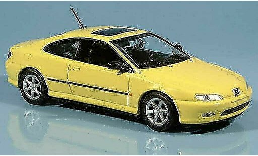 Peugeot 406 Coupe 1/43 Minichamps yellow 1996 diecast model cars
