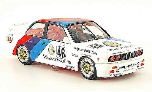 Bmw M3 course 1/43 Minichamps E30 No.46 Ravalgia Pirro WTC Calder 1987 diecast model cars