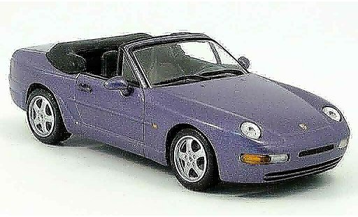 Porsche 968 Cabriolet 1/43 Minichamps Convertible purple diecast model cars