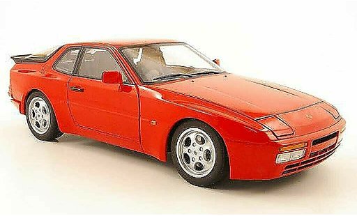 Porsche 944 1985 1/18 Autoart turbo red diecast model cars
