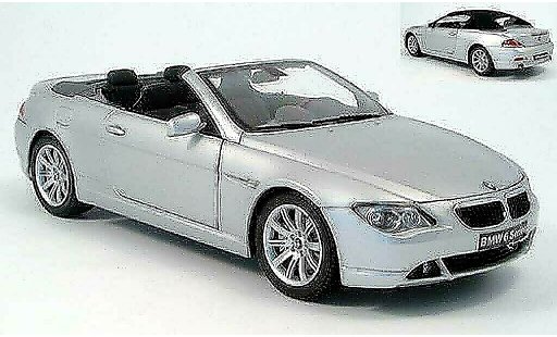 Bmw 645 Cabriolet 1/18 Kyosho E64 ci grey 2004 diecast model cars