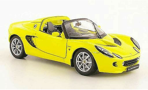 Lotus Elise 111S 1/18 Welly yellow RHD 2002 diecast model cars