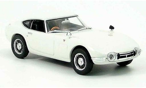 Toyota 2000 GT 1967 1/43 Norev white diecast model cars