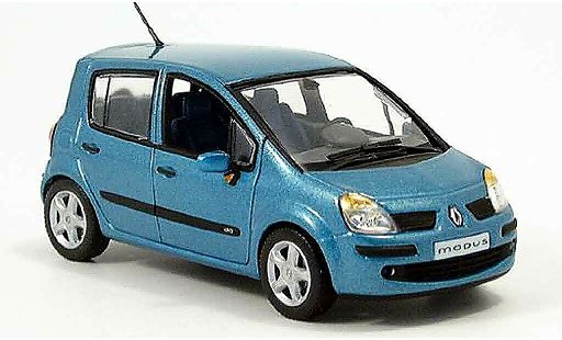 Renault Modus Base 1/43 Norev turquoise 2004 diecast model cars
