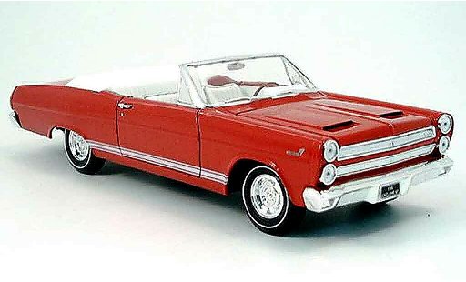 Mercury Cyclone Base 1/18 Yat Ming red 1966 diecast model cars