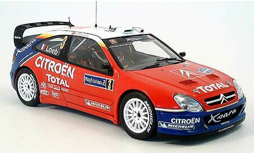 Citroen Xsara WRC 2004 1/18 Autoart no.3 s.loeb/d.elena tour de corse diecast model cars