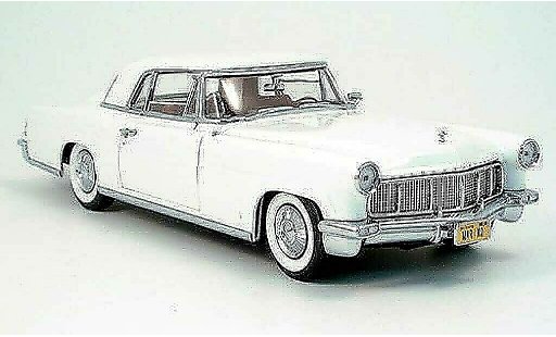 Lincoln Continental 1956 1/18 Yat Ming mk ii white diecast model cars
