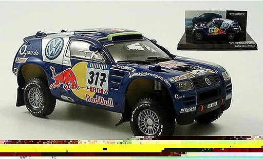 Volkswagen Touareg Dakar 1/43 Minichamps rallye gordon zitzewitz 2005 diecast model cars
