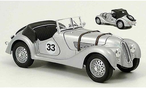Bmw 328 course 1/18 Yat Ming 1940 no.33 grey diecast model cars