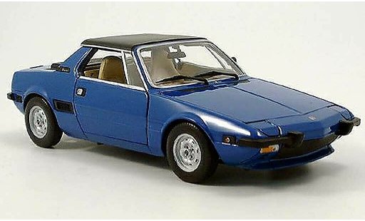 Fiat X 1/9 Targa 1/18 Minichamps blue 1972 diecast model cars