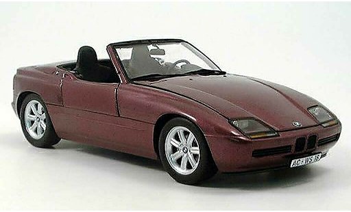 Bmw Z1 roadster 1/18 Minichamps purple 1988 diecast model cars