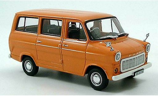 Ford Transit Bus 1/43 Minichamps orange 1971 diecast model cars