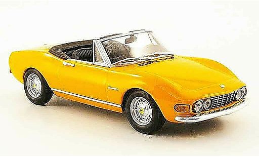 Fiat Dino Spider 1/43 Minichamps yellow 1972 diecast model cars