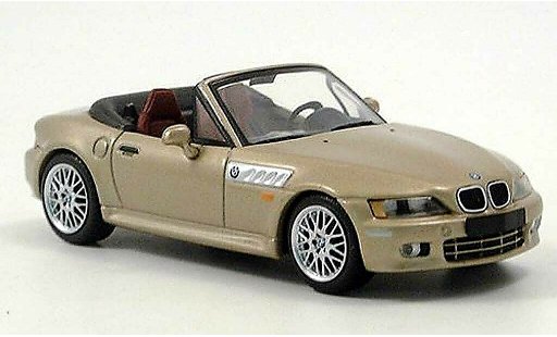 Bmw Z3 roadster 1/43 Minichamps dore 1999 diecast model cars