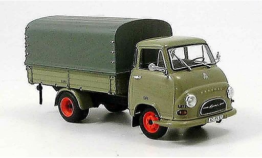 Hanomag Kurier Pritsche 1/43 Minichamps flatbed grey black diecast model cars