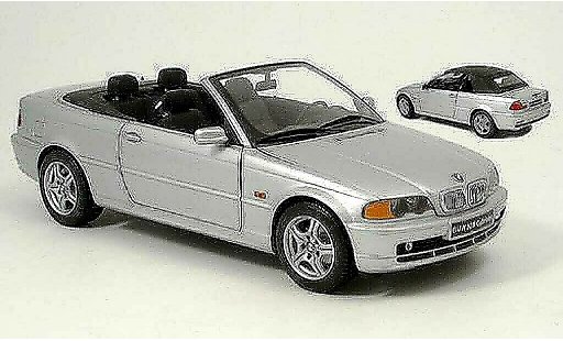 Bmw 328 cabriolet 1/18 Kyosho E46 ci grey diecast model cars