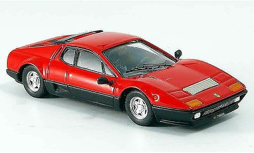 Ferrari 512 Coupe 1/43 Best red black 1976 diecast model cars