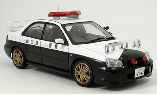 Subaru Impreza WRX 1/18 Autoart STI police diecast model cars