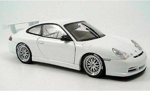 Porsche 911 GT3 1/18 Autoart R plain body white diecast model cars