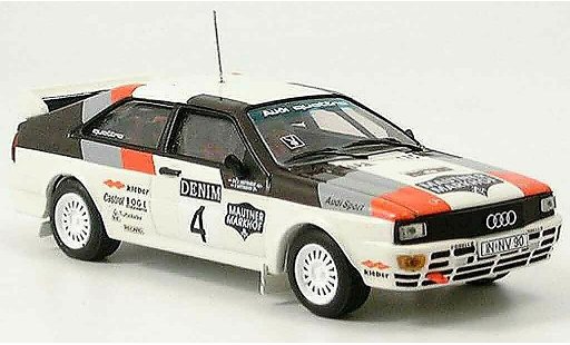Audi Quattro rallye 1/43 Vitesse No. 4 winner Janner Rally diecast model cars