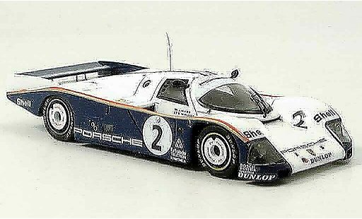 Porsche 962 1986 1/43 Spark No. 2 Le Mans diecast model cars