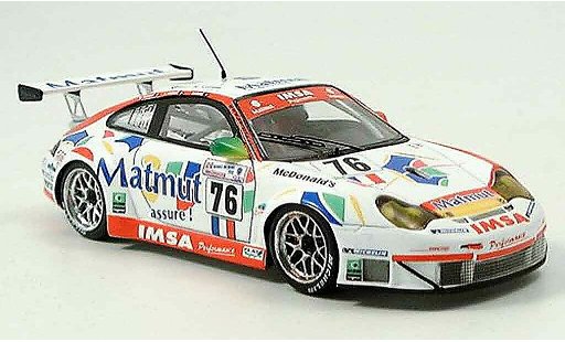 Porsche 911 GT3 RS 1/43 Spark No. 76 Le Mans 2005 diecast model cars