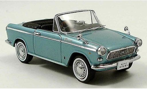 Daihatsu Compagno Berline 1/43 Ebbro Spider blue 1965 diecast model cars