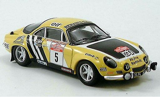 Alpine A110 rallye 1/43 Trofeu No. 5 Therier 1975 diecast model cars