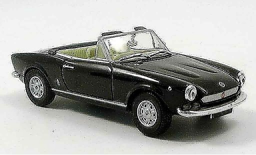 Fiat 124 Sport Spider 1/43 Starline black diecast model cars