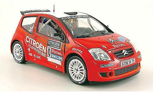Citroen C2 S1600 1/18 Solido no.0 loeb/meny rallye du var 2003 diecast model cars