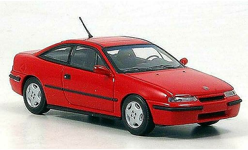 Opel Calibra Base 1/43 Minichamps red 1991 diecast model cars