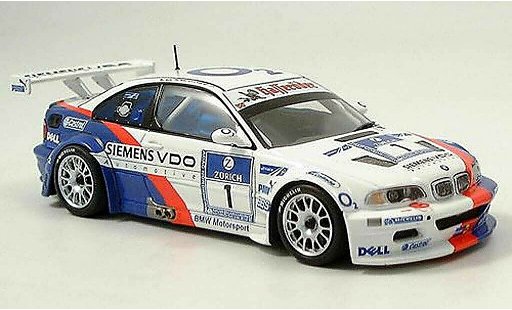 Bmw M3 GTR 1/43 Minichamps E92 No.1 Team Motorsport 24h ADAC Nurburgring 2005 diecast model cars