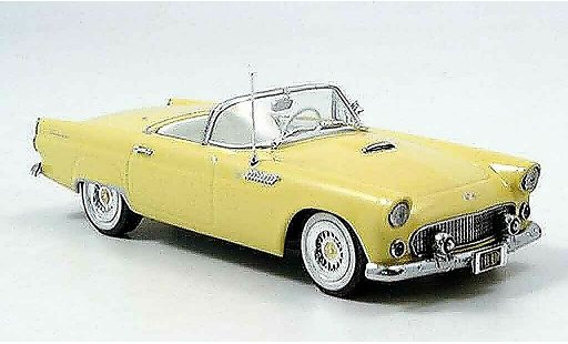 Ford Thunderbird Two-Seater 1/43 Minichamps yellow diecast model cars
